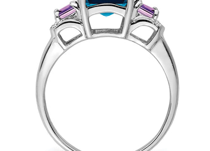 Sterling Silver Rings Style QR2902LBT - Classique Jewelry Inc.