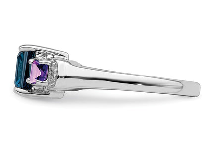 Sterling Silver Rings Style QR2902LBT - Classique Jewelry Inc.