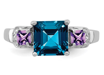 Sterling Silver Rings Style QR2902LBT - Classique Jewelry Inc.