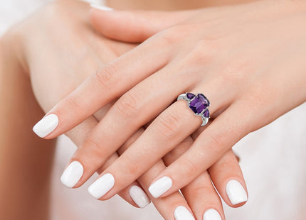 Sterling Silver Rings Style QR2916AM - Classique Jewelry Inc.