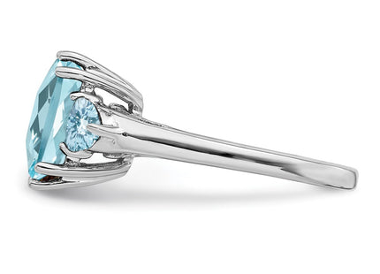 Sterling Silver Rings Style QR2916LSBT - Classique Jewelry Inc.