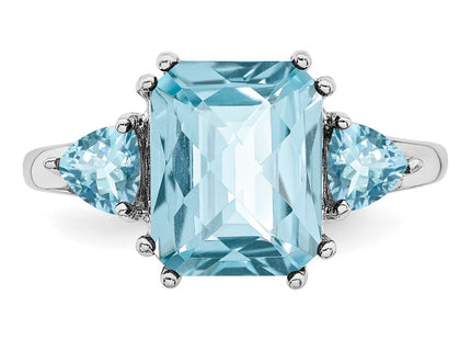 Sterling Silver Rings Style QR2916LSBT - Classique Jewelry Inc.