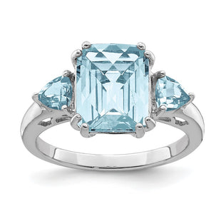 Sterling Silver Rings Style QR2916LSBT - Classique Jewelry Inc.