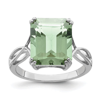 Sterling silver quartz ring