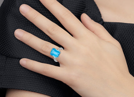 Sterling Silver Rings Style QR2955BT - Classique Jewelry Inc.
