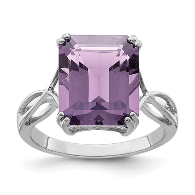 Sterling silver quartz ring