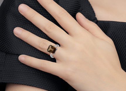 Sterling Silver Rings Style QR2955SQ - Classique Jewelry Inc.