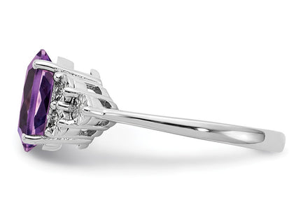 Sterling Silver Rings Style QR3034AM - Classique Jewelry Inc.