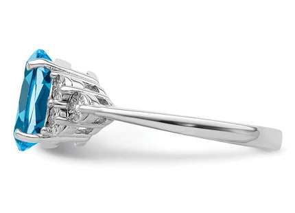Sterling Silver Rings Style QR3034BT - Classique Jewelry Inc.
