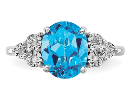 Sterling Silver Rings Style QR3034BT - Classique Jewelry Inc.