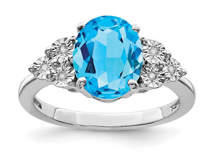 Sterling Silver Rings Style QR3034BT - Classique Jewelry Inc.