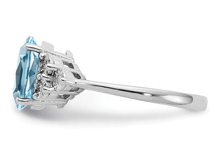 Sterling Silver Rings Style QR3034LSBT - Classique Jewelry Inc.