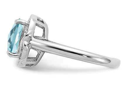 Sterling Silver Rings Style QR3039LSBT - Classique Jewelry Inc.