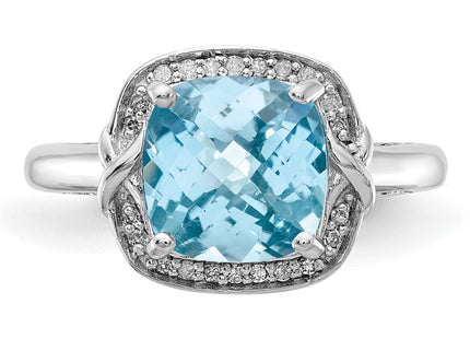 Sterling Silver Rings Style QR3039LSBT - Classique Jewelry Inc.