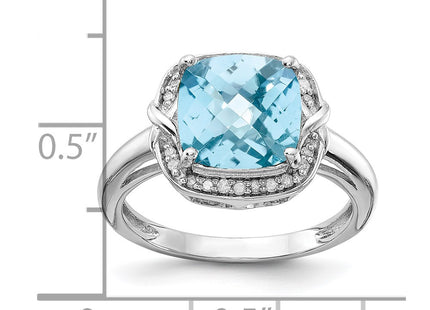 Sterling Silver Rings Style QR3039LSBT - Classique Jewelry Inc.