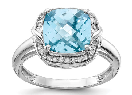 Sterling Silver Rings Style QR3039LSBT - Classique Jewelry Inc.