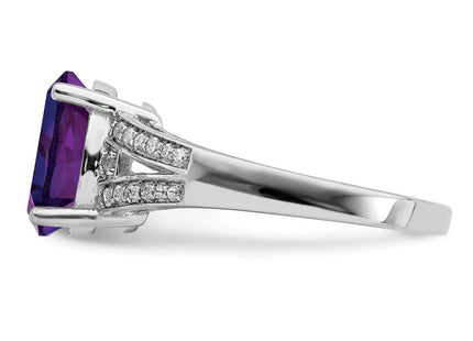 Sterling Silver Rings Style QR3043AM - Classique Jewelry Inc.