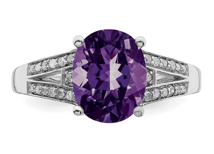 Sterling Silver Rings Style QR3043AM - Classique Jewelry Inc.