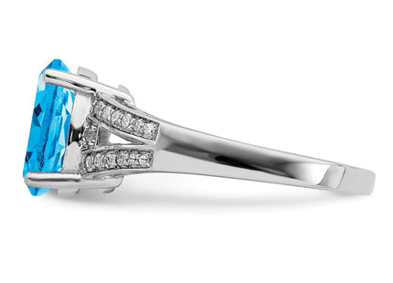 Sterling Silver Rings Style QR3043BT - Classique Jewelry Inc.