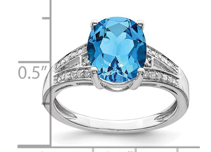 Sterling Silver Rings Style QR3043BT - Classique Jewelry Inc.
