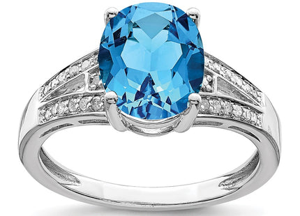 Sterling Silver Rings Style QR3043BT - Classique Jewelry Inc.