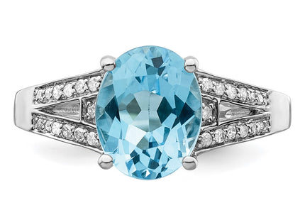 Sterling Silver Rings Style QR3043LSBT - Classique Jewelry Inc.