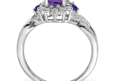 Sterling Silver Rings Style QR3045AM - Classique Jewelry Inc.
