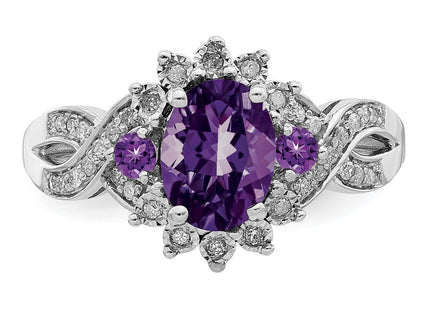 Sterling Silver Rings Style QR3045AM - Classique Jewelry Inc.