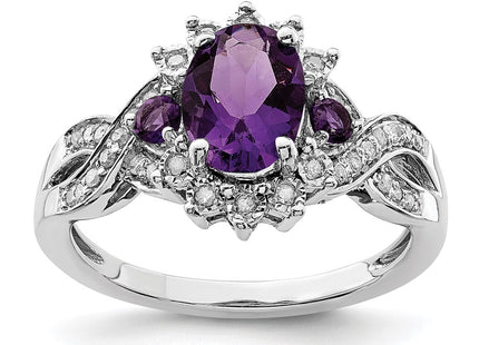 Sterling Silver Rings Style QR3045AM - Classique Jewelry Inc.