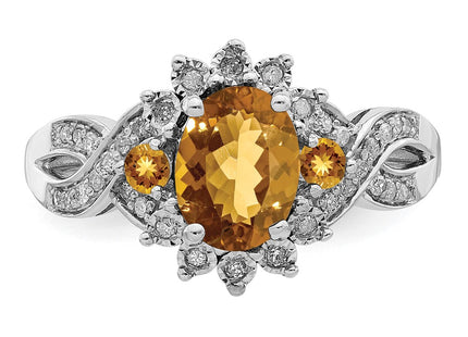Sterling Silver Rings Style QR3045WQ - Classique Jewelry Inc.
