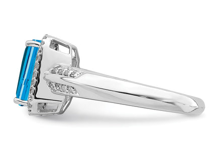 Sterling Silver Rings Style QR3052BT - Classique Jewelry Inc.