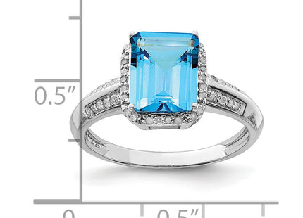 Sterling Silver Rings Style QR3052BT - Classique Jewelry Inc.