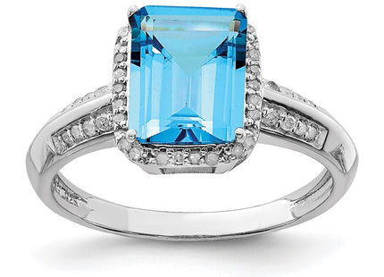 Sterling Silver Rings Style QR3052BT - Classique Jewelry Inc.