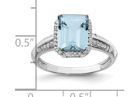Sterling Silver Rings Style QR3052LSBT - Classique Jewelry Inc.