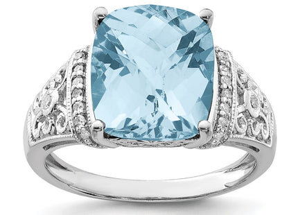 Sterling Silver Rings Style QR3062LSBT - Classique Jewelry Inc.
