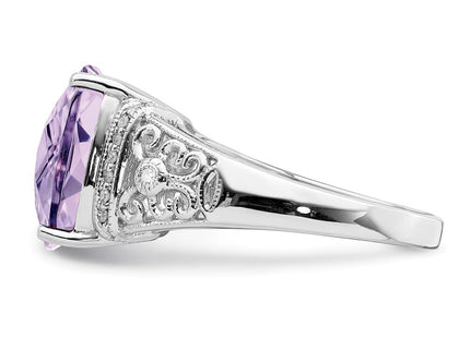 Sterling Silver Rings Style QR3062PQ - Classique Jewelry Inc.