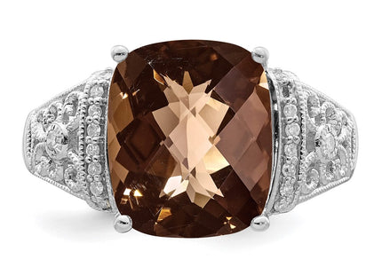 Sterling Silver Rings Style QR3062SQ - Classique Jewelry Inc.