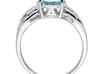 Sterling Silver Rings Style QR3075LSBT - Classique Jewelry Inc.