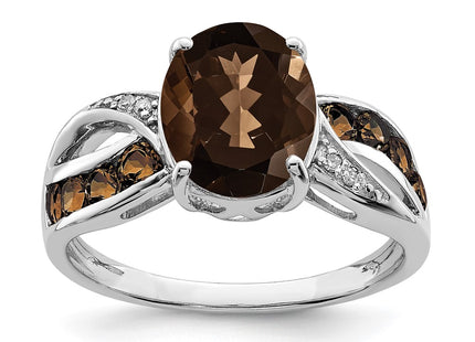 Sterling Silver Rings Style QR3075SQ - Classique Jewelry Inc.