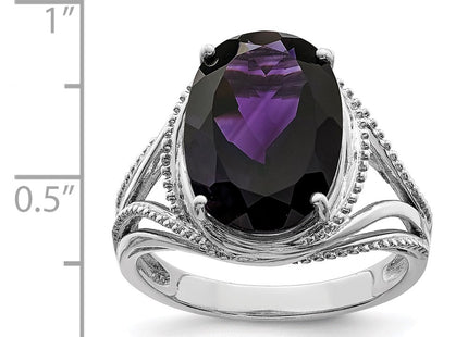 Sterling Silver Rings Style QR3085AM - Classique Jewelry Inc.