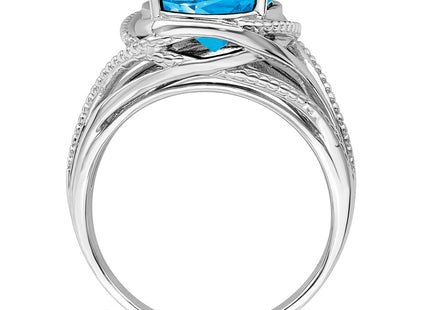 Sterling Silver Rings Style QR3085BT - Classique Jewelry Inc.