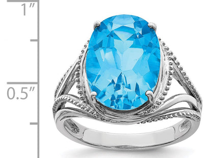 Sterling Silver Rings Style QR3085BT - Classique Jewelry Inc.