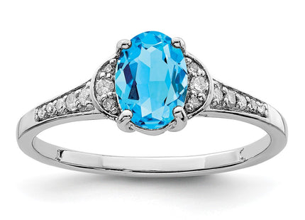 Sterling Silver Rings Style QR3091BT - Classique Jewelry Inc.