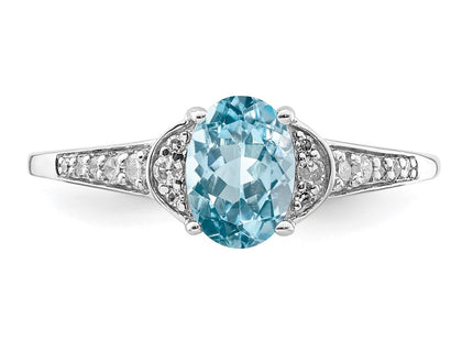 Sterling Silver Rings Style QR3091LSBT - Classique Jewelry Inc.