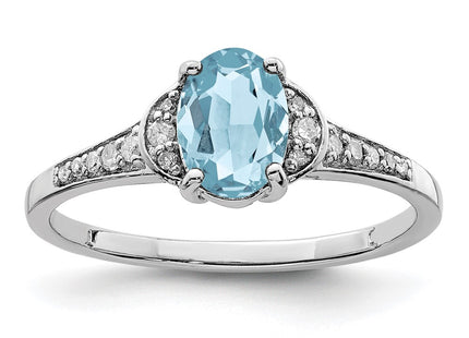 Sterling Silver Rings Style QR3091LSBT - Classique Jewelry Inc.