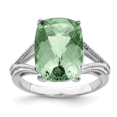 Sterling silver quartz ring