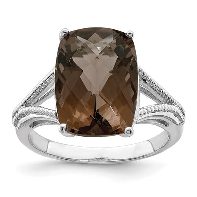 Sterling silver quartz ring