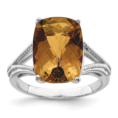Sterling silver quartz ring