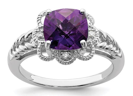 Sterling Silver Rings Style QR3217AM - Classique Jewelry Inc.