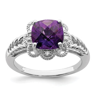 Sterling Silver Rings Style QR3217AM - Classique Jewelry Inc.